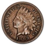 1889 Indian Head Cent VF