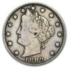 1889 Liberty Head V Nickel Fine