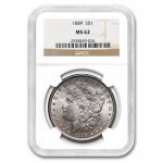 1889 Morgan Dollar MS-62 NGC