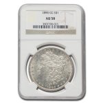 1890-CC Morgan Dollar AU-58 NGC