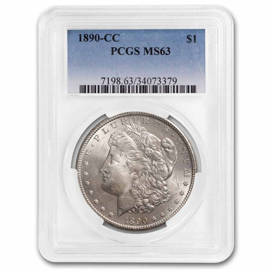 1890-CC Morgan Dollar MS-63 PCGS