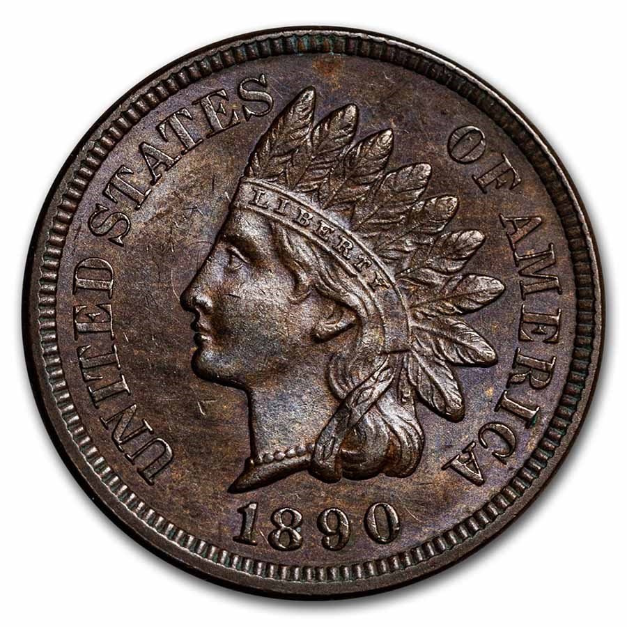 1890 Indian Head Cent BU