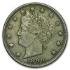 1890 Liberty Head V Nickel VF
