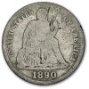 1890-S Liberty Seated Dime VG