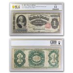 1891 $1.00 Silver Cert. Martha Washington F-12 PCGS (Fr#223)