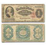 1891 $1.00 Silver Cert Martha Washington Fine-Details (Fr#223)