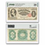 1891 $1.00 Silver Cert. Martha Washington VF-20 PMG (Fr#223)