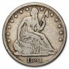 1891 Liberty Seated Half Dollar VG