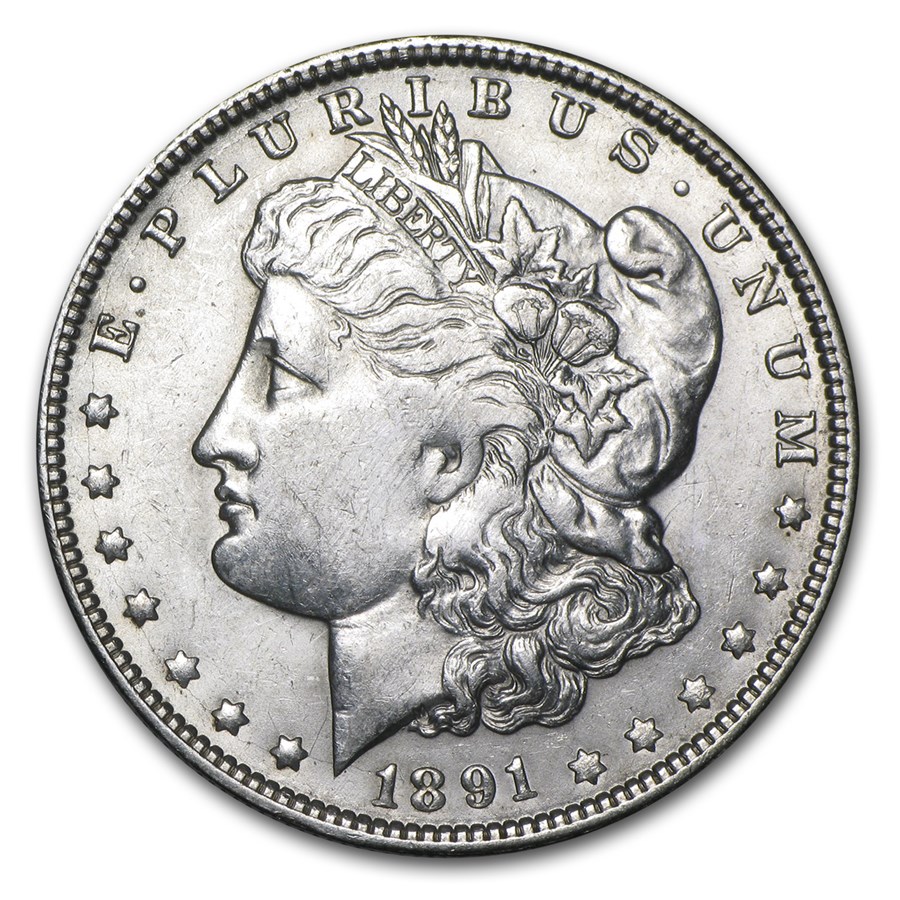 1891-O Morgan Dollar AU