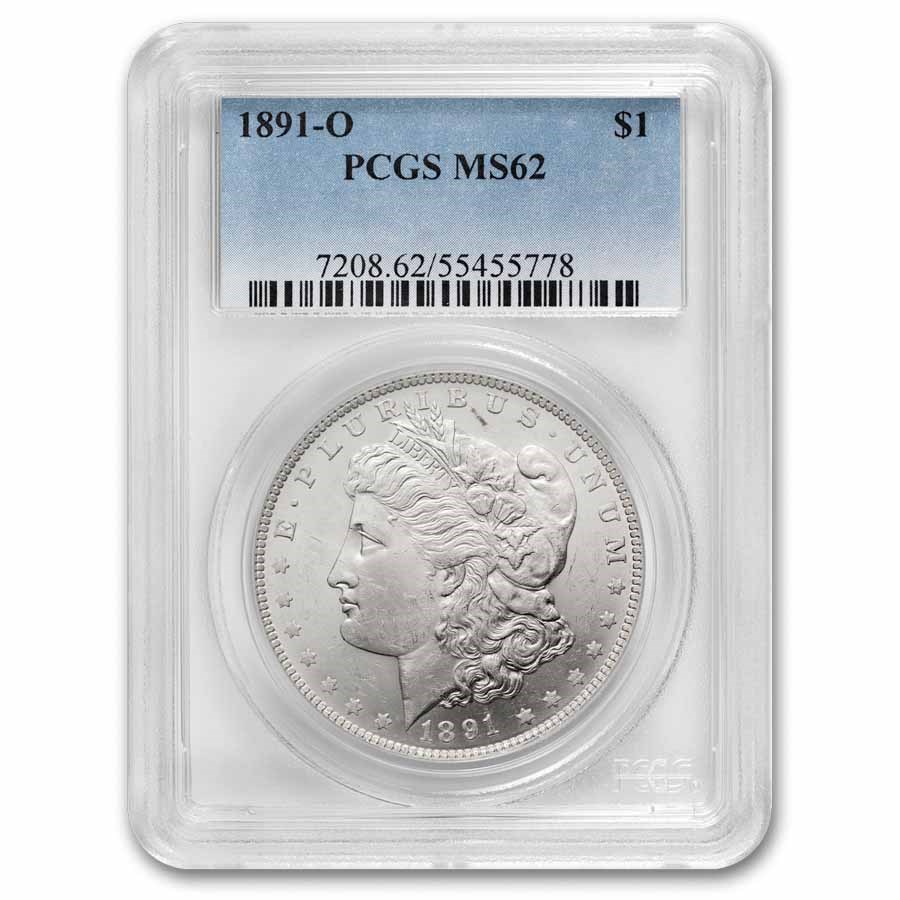 1891-O Morgan Dollar MS-62 PCGS