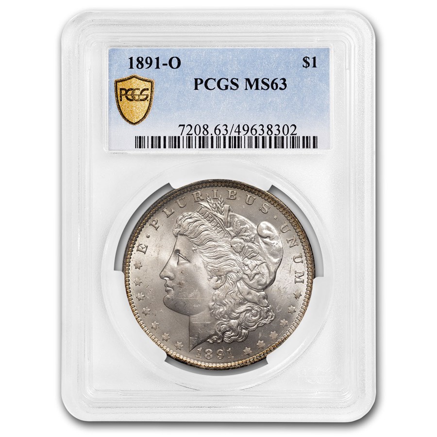 1891-O Morgan Dollar MS-63 PCGS