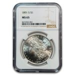 1891-S Morgan Dollar MS-65 NGC