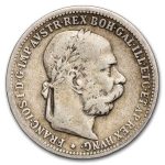 1892-1907 Austrian Empire Silver Crown Franz Joseph I Avg Circ