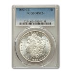 1892-CC Morgan Dollar MS-62+ PCGS