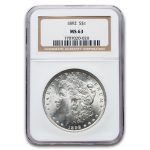 1892 Morgan Dollar MS-63 NGC