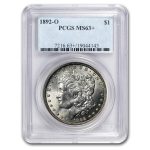 1892-O Morgan Dollar MS-63+ PCGS