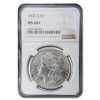 1892-O Morgan Dollar MS-64+ NGC