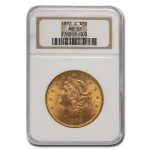 1892-S $20 Liberty Gold Double Eagle MS-63 NGC