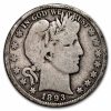 1893 Barber Half Dollar VG