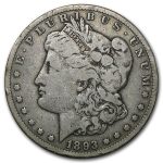 1893-CC Morgan Dollar Fine