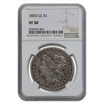 1893-CC Morgan Dollar VF-30 NGC