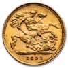 1893 Great Britain Gold Half-Sovereign Victoria Veil AU
