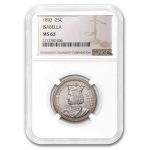 1893 Isabella Quarter MS-63 NGC