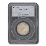 1893 Isabella Quarter MS-63 PCGS