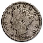 1893 Liberty Head V Nickel VG