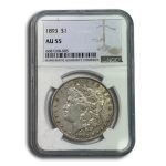 1893 Morgan Dollar AU-55 NGC (Toned)