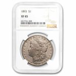 1893 Morgan Dollar XF-45 NGC