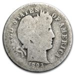1893-O Barber Dime AG