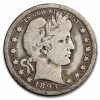 1893-O Barber Quarter VG