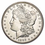 1893-O Morgan Dollar AU-58
