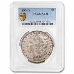 1893-O Morgan Dollar XF-45 PCGS