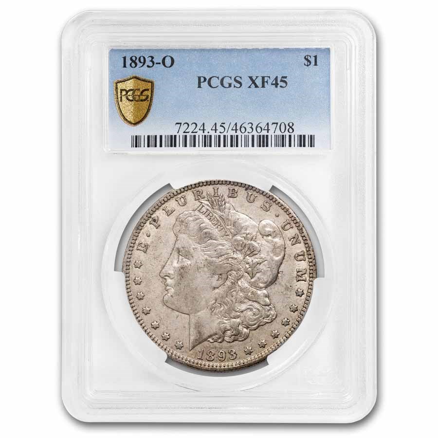 1893-O Morgan Dollar XF-45 PCGS