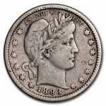 1893-S Barber Quarter Fine