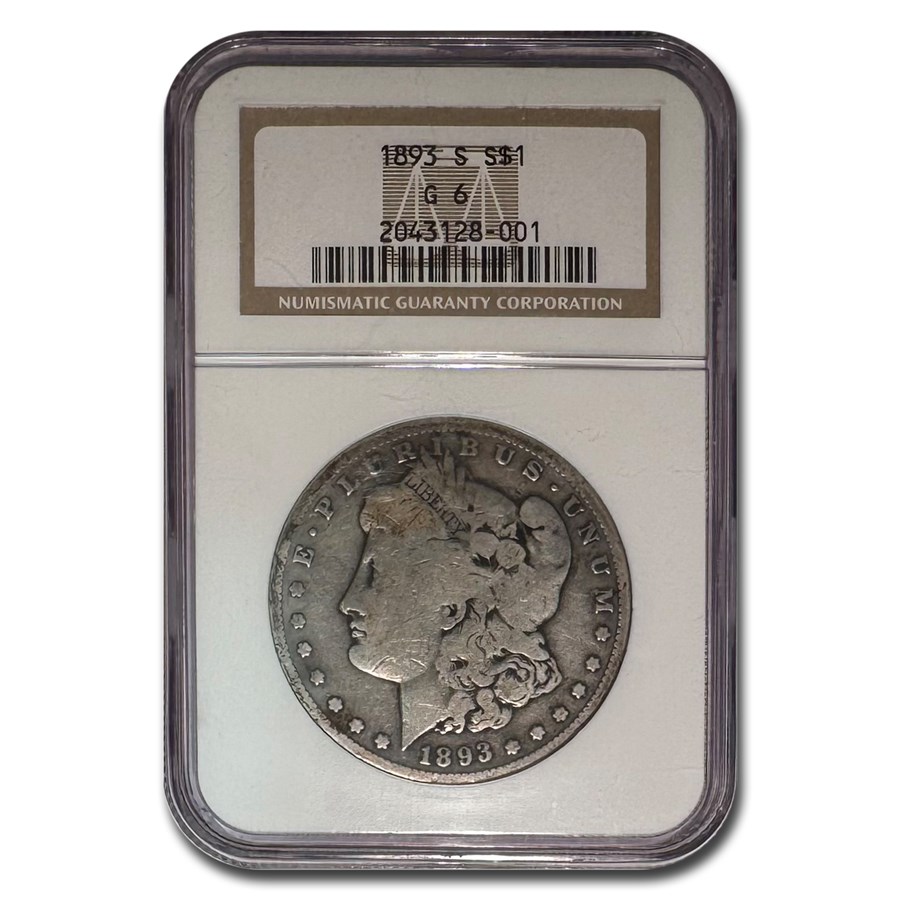 1893-S Morgan Dollar Good-6 NGC (Key Date)