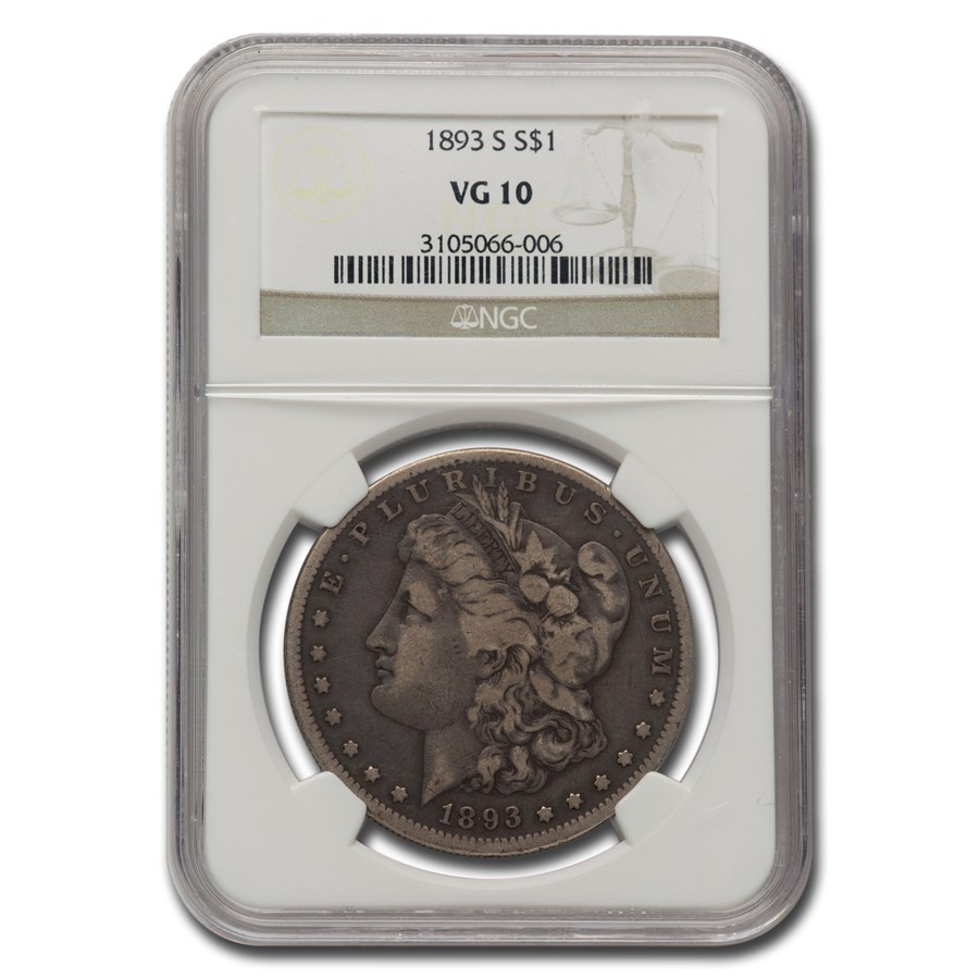 1893-S Morgan Dollar VG-10 NGC