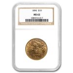 1894 $10 Liberty Gold Eagle MS-62 NGC