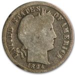 1894 Barber Dime AG