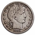 1894 Barber Half Dollar Fine