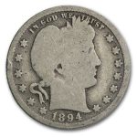 1894 Barber Quarter AG