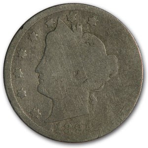 1894 Liberty Head V Nickel AG