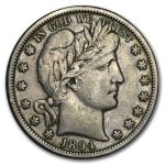 1894-O Barber Half Dollar VF