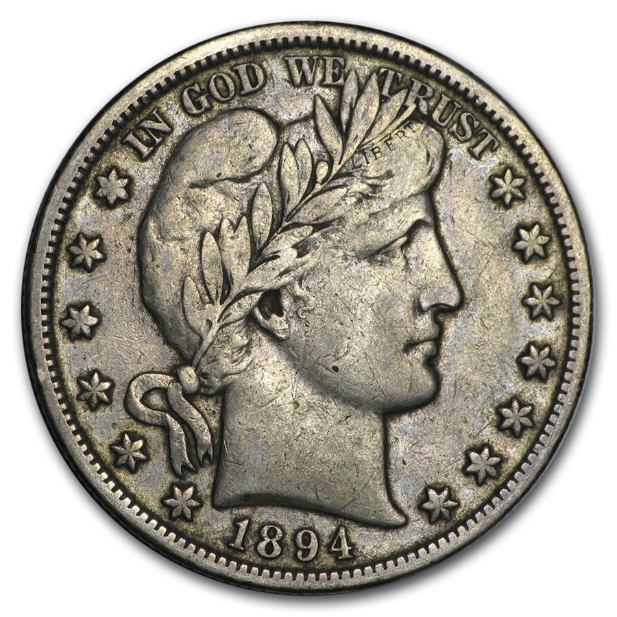 1894-O Barber Half Dollar VF