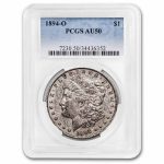 1894-O Morgan Dollar AU-50 PCGS