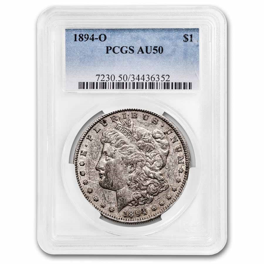 1894-O Morgan Dollar AU-50 PCGS