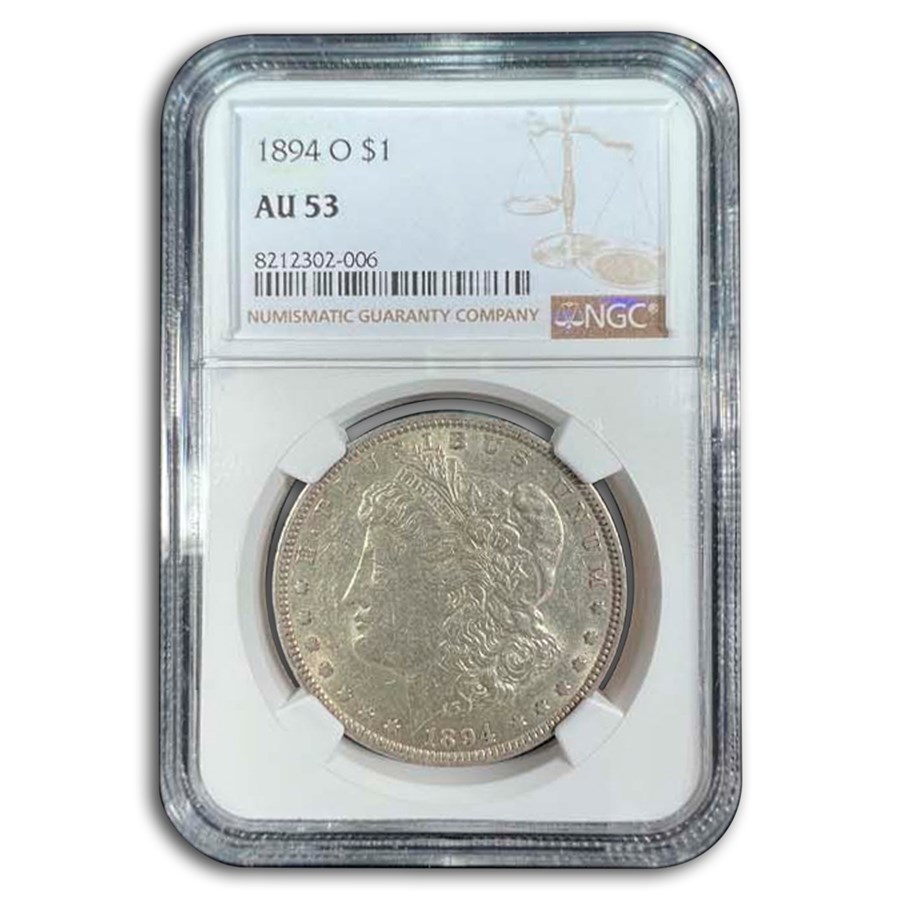 1894-O Morgan Dollar AU-53 NGC