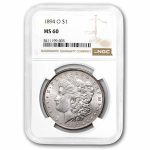 1894-O Morgan Dollar MS-60 NGC